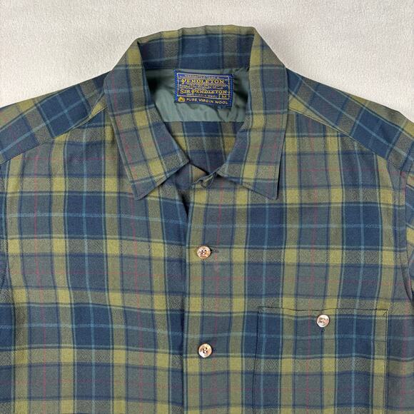 Vintage Pendleton Shirt Men’s Medium Button Up Loop Collar USA - Picture 10 of 10